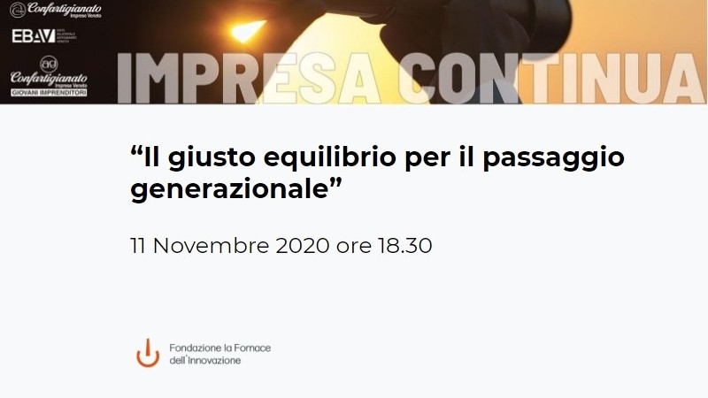 Il giusto equilibrio per il Passaggio Generazionale 